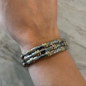 Like new Premier Designs gold and silver bracelet